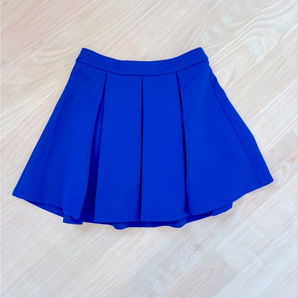 FOREVER 21 ROYAL BLUE SKIRT SIZE SMALL - Picture 1 of 3